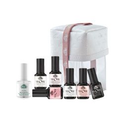 LCN WOW Hybrid Polish French Set Pedicure au naturel